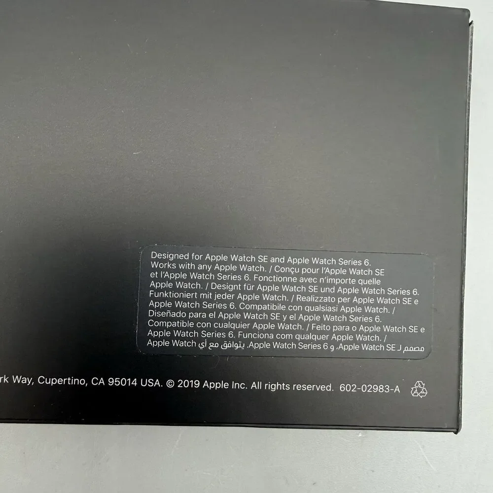 Apple Watch Nike Sport Band Space Black Stainless